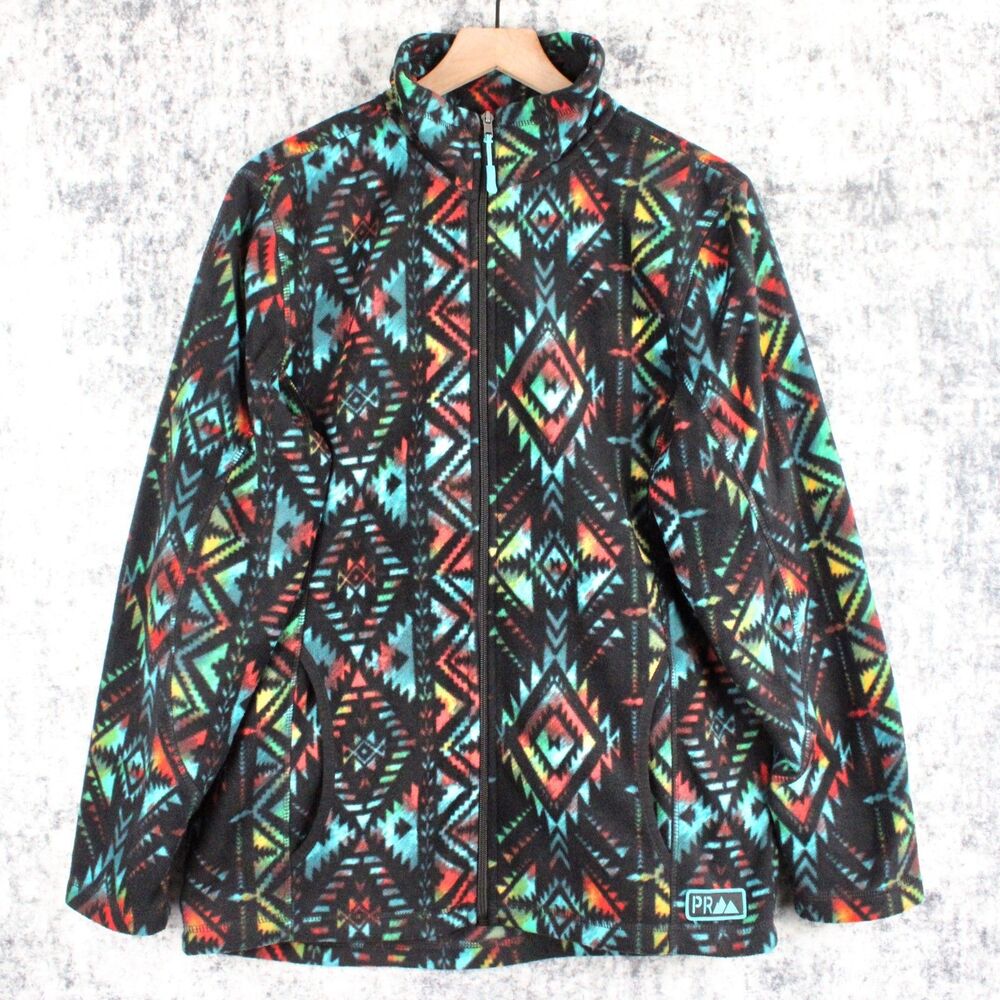Powder River Outfitters Panhandle Women’s M Jacket Fleece Aztec Western Native